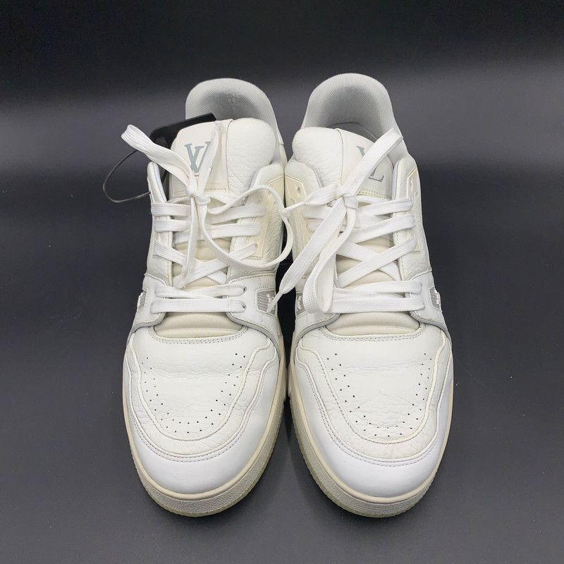 Louis Vuitton Louis Vuitton Trainer Low-Top Sneakers in White 0079 Size US 8.5 / EU 41-42 - 2 Thumbnail