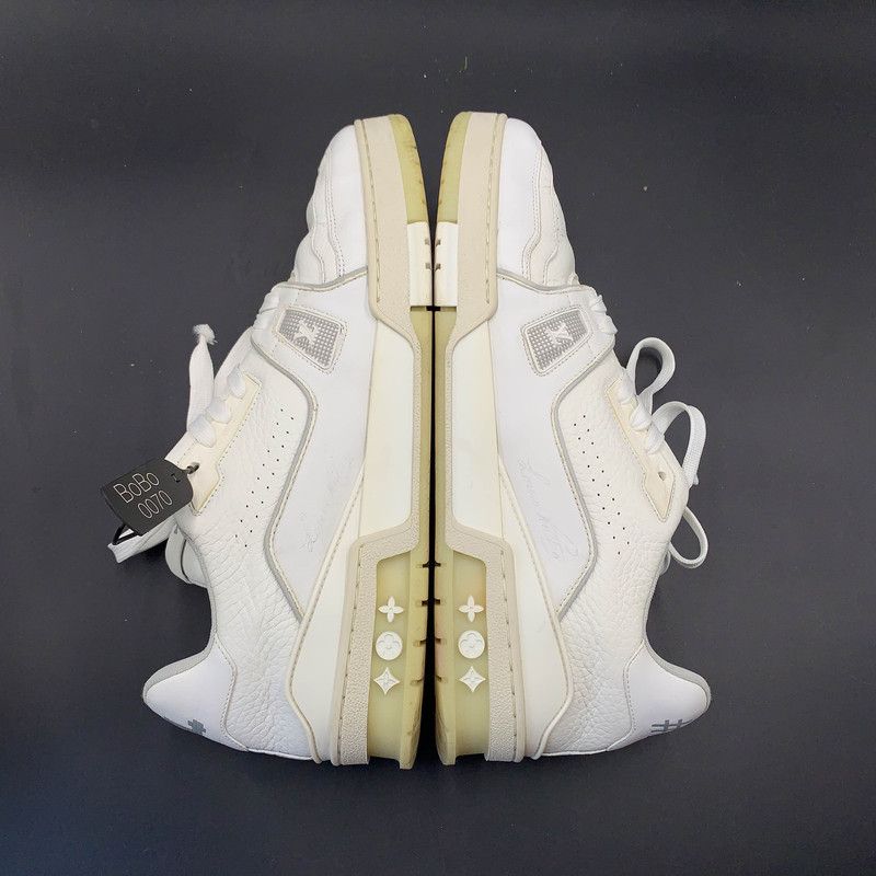 Louis Vuitton Louis Vuitton Trainer Low-Top Sneakers in White 0079 Size US 8.5 / EU 41-42 - 7 Thumbnail