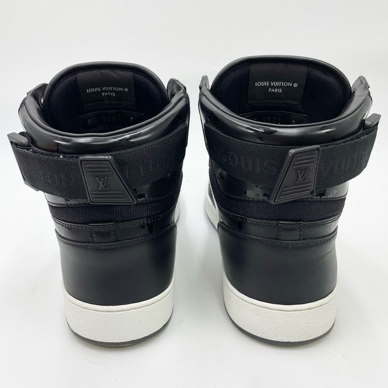 Louis Vuitton Louis Vuitton Rivoli Black High-Top Sneakers for Men 0079 Size US 8.5 / EU 41-42 - 3 Thumbnail