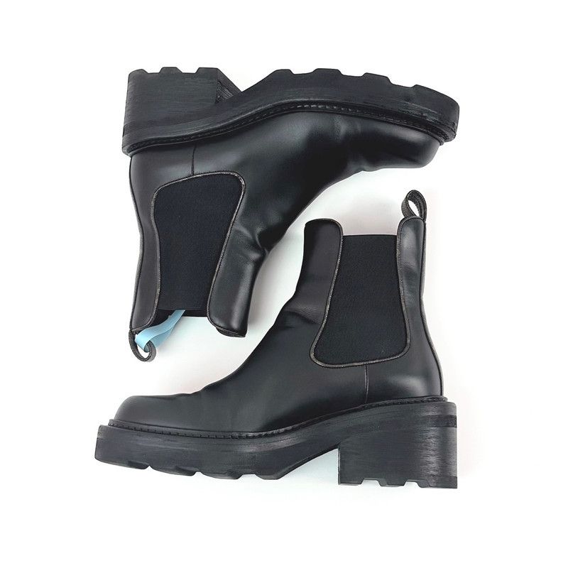 Louis Vuitton Louis Vuitton Black Chelsea Boots 0079 Size US 6.5 / EU 39-40 - 7 Thumbnail