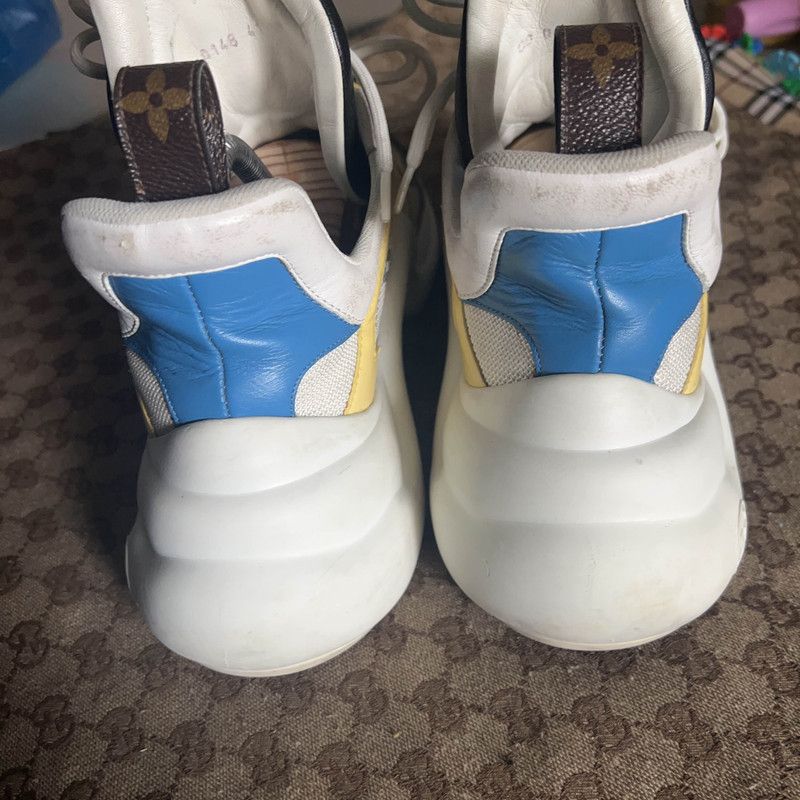 Louis Vuitton Louis Vuitton Archlight Wave Sneakers in Blue White Yellow 0079 Size US 8 / EU 41 - 3 Thumbnail