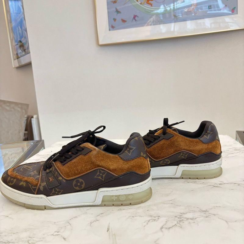 Louis Vuitton Louis Vuitton Trainer Fashion Casual Sneakers 0079 Size US 7 / EU 40 - 7 Thumbnail