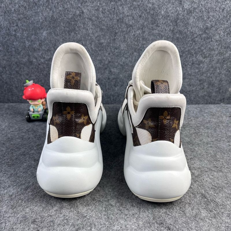 Louis Vuitton Louis Vuitton Thick-Soled High-Top Sneakers 0079 Size US 5.5 / EU 38 - 5 Thumbnail