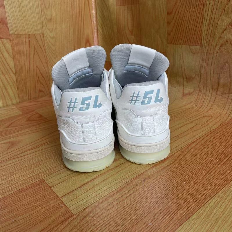 Louis Vuitton Louis Vuitton White Trainer Low-Top Sneakers 0079 Size US 8.5 / EU 41-42 - 3 Thumbnail