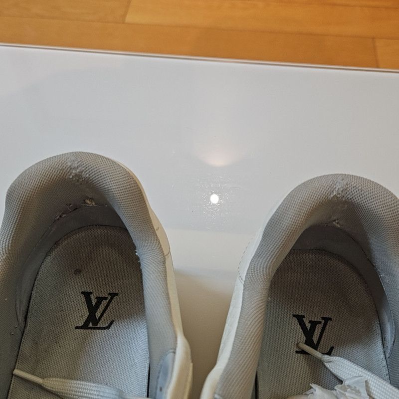 Louis Vuitton Louis Vuitton White Trainer Low-Top Sneakers 0079 Size US 8.5 / EU 41-42 - 6 Thumbnail