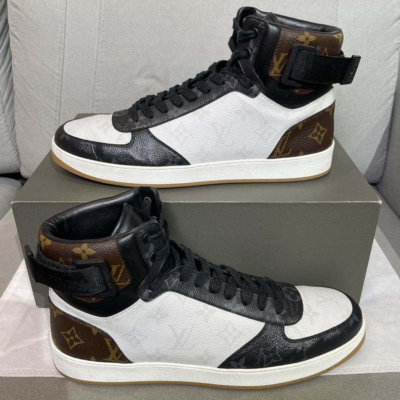 Louis Vuitton Louis Vuitton Rivoli Series Black and White Sneakers 0079 Size US 9 / EU 42 - 6 Thumbnail