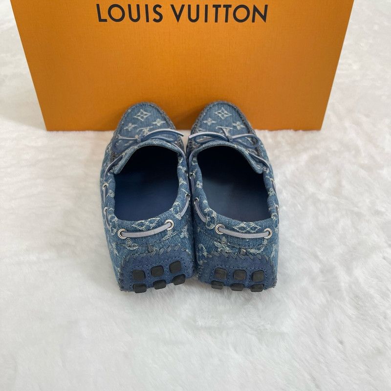 Louis Vuitton Louis Vuitton Arizona Denim Monogram Casual Shoes 0079 Size US 8 / EU 41 - 3 Thumbnail