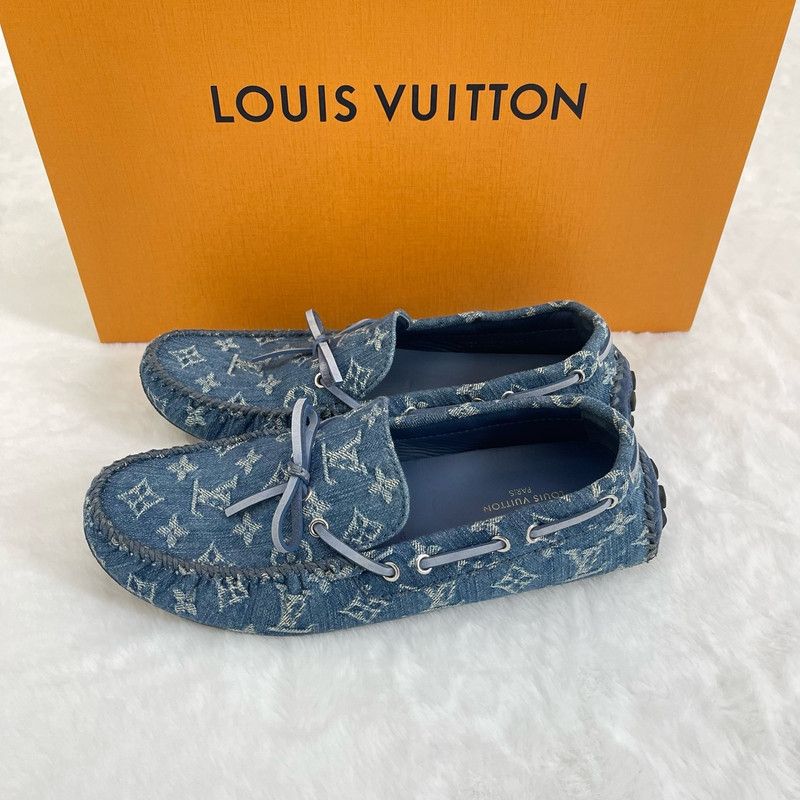 Louis Vuitton Louis Vuitton Arizona Denim Monogram Casual Shoes 0079 Size US 8 / EU 41 - 2 Thumbnail