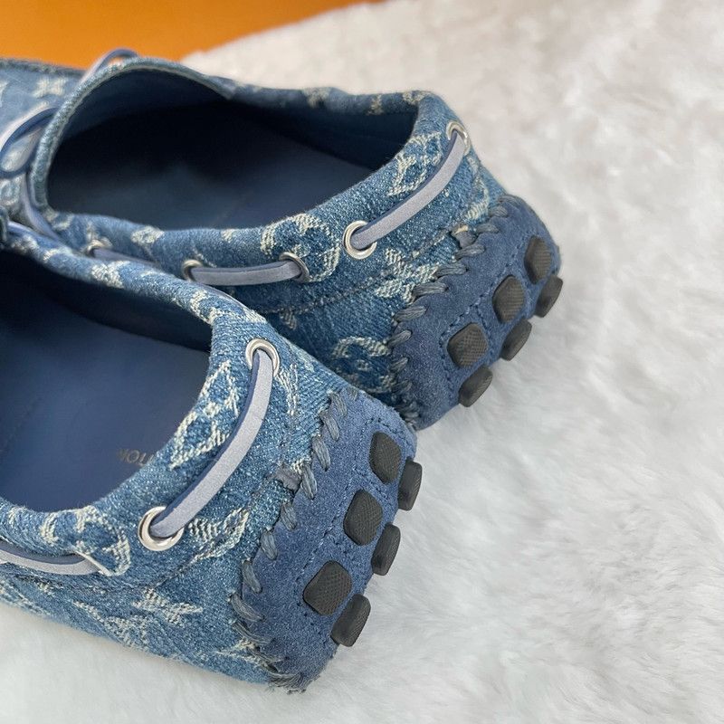 Louis Vuitton Louis Vuitton Arizona Denim Monogram Casual Shoes 0079 Size US 8 / EU 41 - 5 Thumbnail