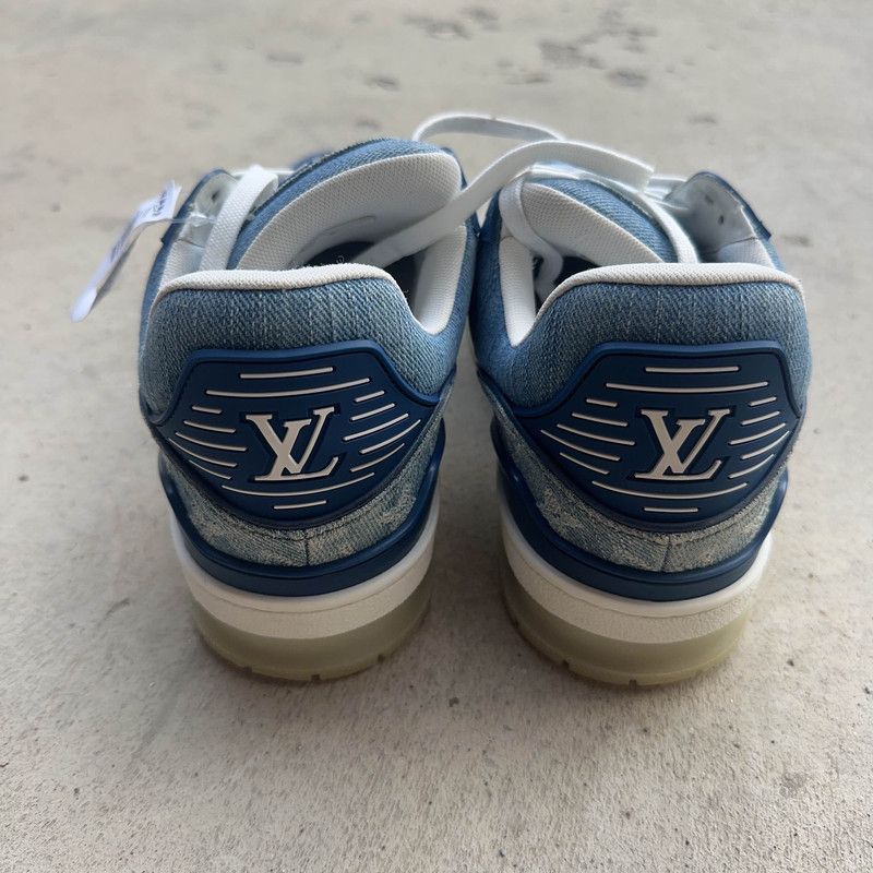 Louis Vuitton Louis Vuitton Stylish Blue Sneakers 0079 Size US 8.5 / EU 41-42 - 3 Thumbnail