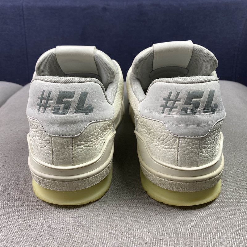 Louis Vuitton Louis Vuitton Trainer White Low-Top Fashion Sneakers 0079 Size US 8.5 / EU 41-42 - 3 Thumbnail