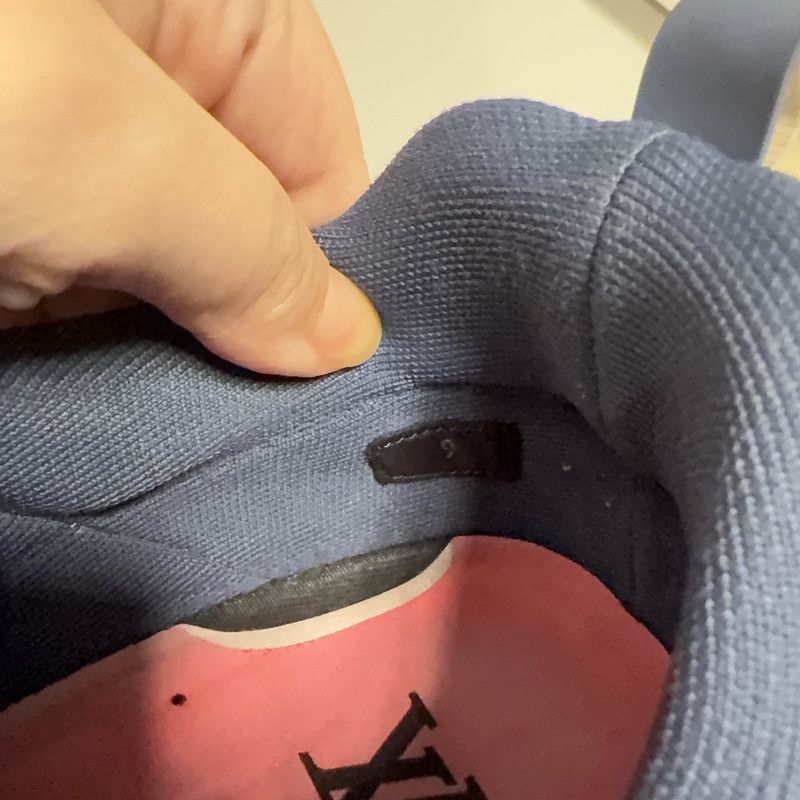 Louis Vuitton Louis Vuitton V.N.R Blue Knit Lifestyle Sneakers 0079 Size US 9.5 / EU 42-43 - 5 Thumbnail