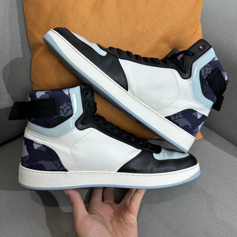 Louis Vuitton Louis Vuitton Rivoli High-Top Fashion Sneakers 0079 Size US 9.5 / EU 42-43 - 7 Thumbnail