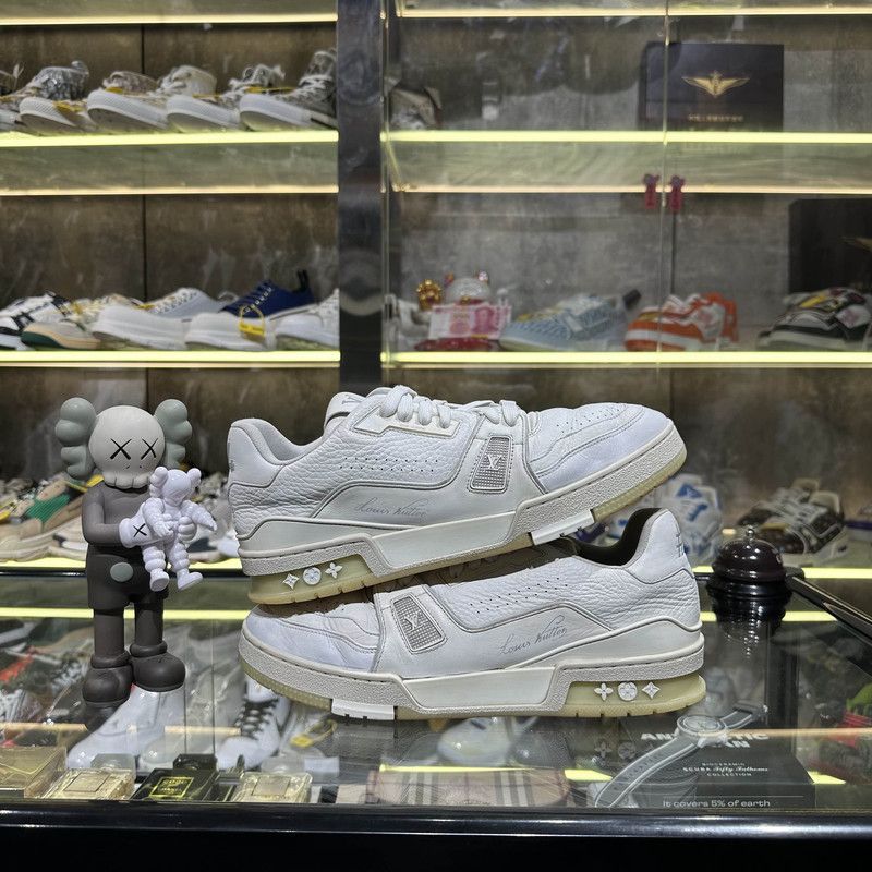Louis Vuitton Louis Vuitton White Cement Fashion Sneakers for All 0079 Size US 8 / EU 41 - 7 Thumbnail