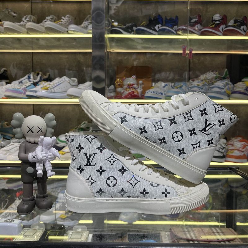 Louis Vuitton Louis Vuitton Tattoo High-Top Sneakers for Men 0079 Size US 7.5 / EU 40-41 - 10 Thumbnail