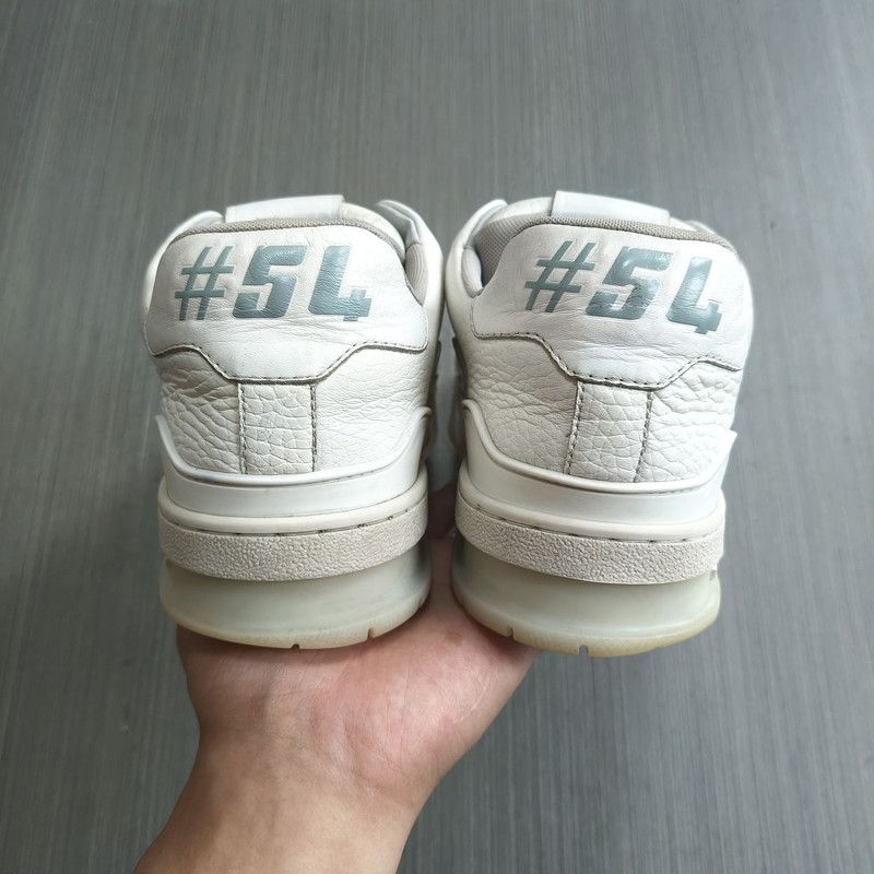Louis Vuitton Louis Vuitton Trainer White Low Top Fashion Sneakers 0079 Size US 9.5 / EU 42-43 - 3 Thumbnail