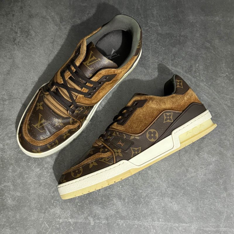 Louis Vuitton Louis Vuitton Stylish Low-Top Trainer Sneakers 0079 Size US 8 / EU 41 - 8 Thumbnail