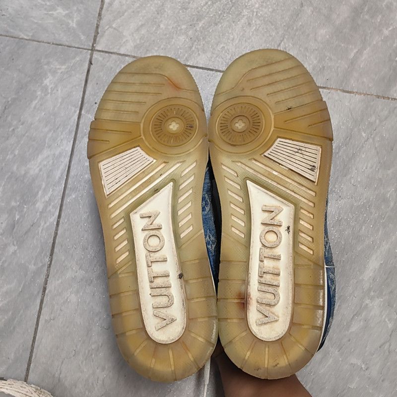 Louis Vuitton Louis Vuitton Trainer Sneakers in Blue 0079 Size US 9.5 / EU 42-43 - 4 Thumbnail