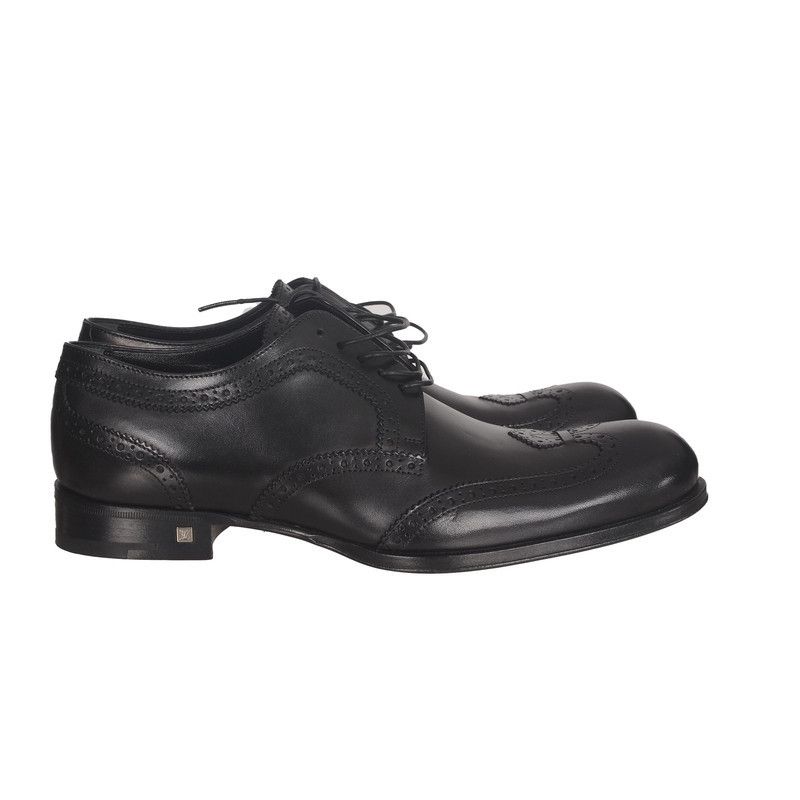 Louis Vuitton Louis Vuitton Stylish Black Casual Leather Shoes 0079 Size US 8.5 / EU 41-42 - 6 Thumbnail