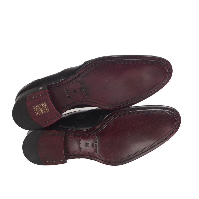Louis Vuitton Louis Vuitton Stylish Black Casual Leather Shoes 0079 Size US 8.5 / EU 41-42 - 4 Thumbnail