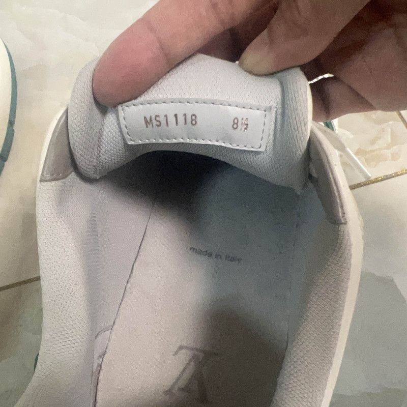 Louis Vuitton Louis Vuitton Casual Low-Top Sneakers in White Green 0079 Size US 9 / EU 42 - 5 Thumbnail