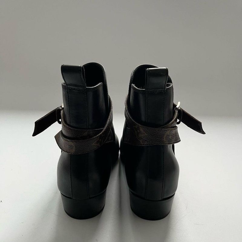 Louis Vuitton Louis Vuitton Pointed Toe Ankle Boots 0079 Size US 6.5 / EU 39-40 - 4 Thumbnail