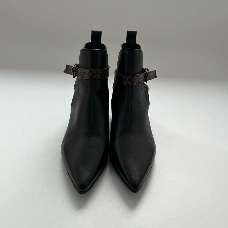 Louis Vuitton Louis Vuitton Pointed Toe Ankle Boots 0079 Size US 6.5 / EU 39-40 - 3 Thumbnail
