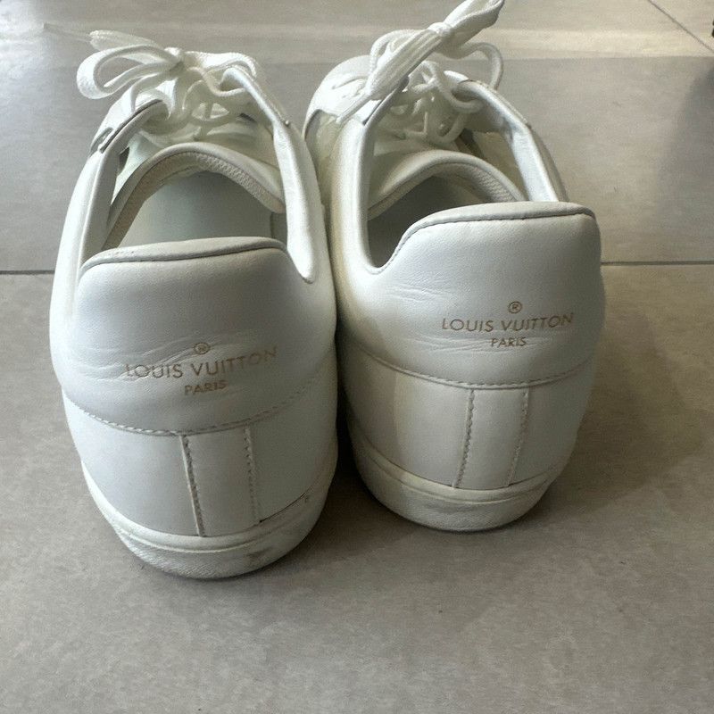 Louis Vuitton Louis Vuitton White Casual Low-Top Sneakers for Men 0079 Size US 10.5 / EU 43-44 - 3 Thumbnail