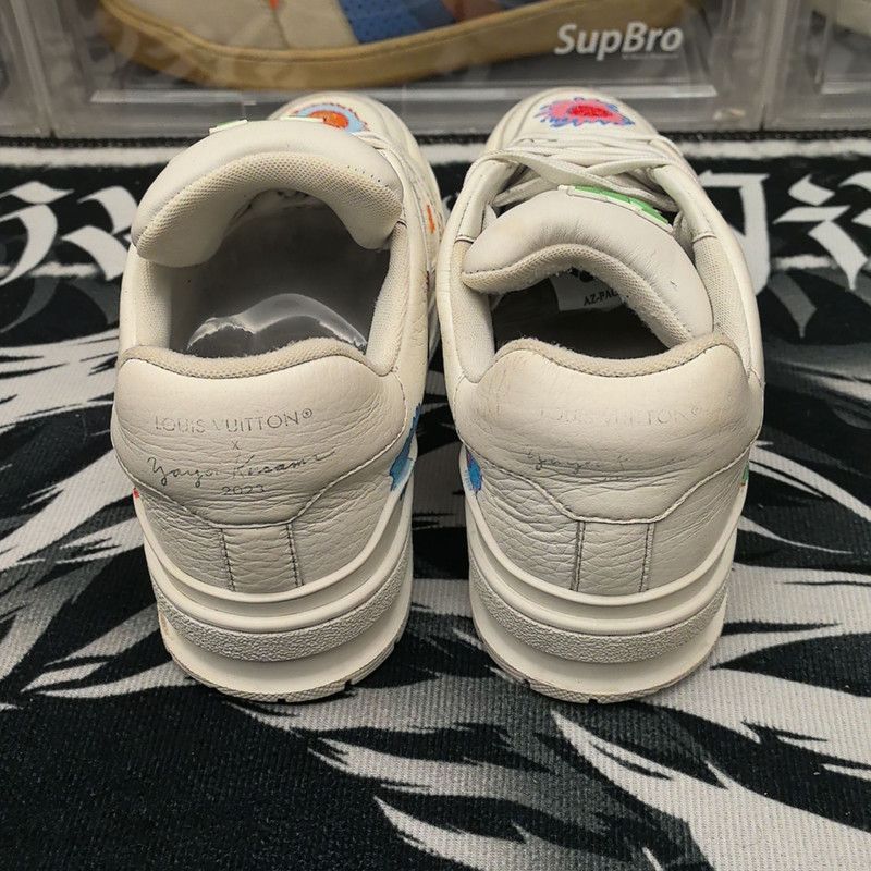 Louis Vuitton Yayoi Kusama x Louis Vuitton Trainer Sneakers 0079 Size US 7 / EU 40 - 3 Thumbnail