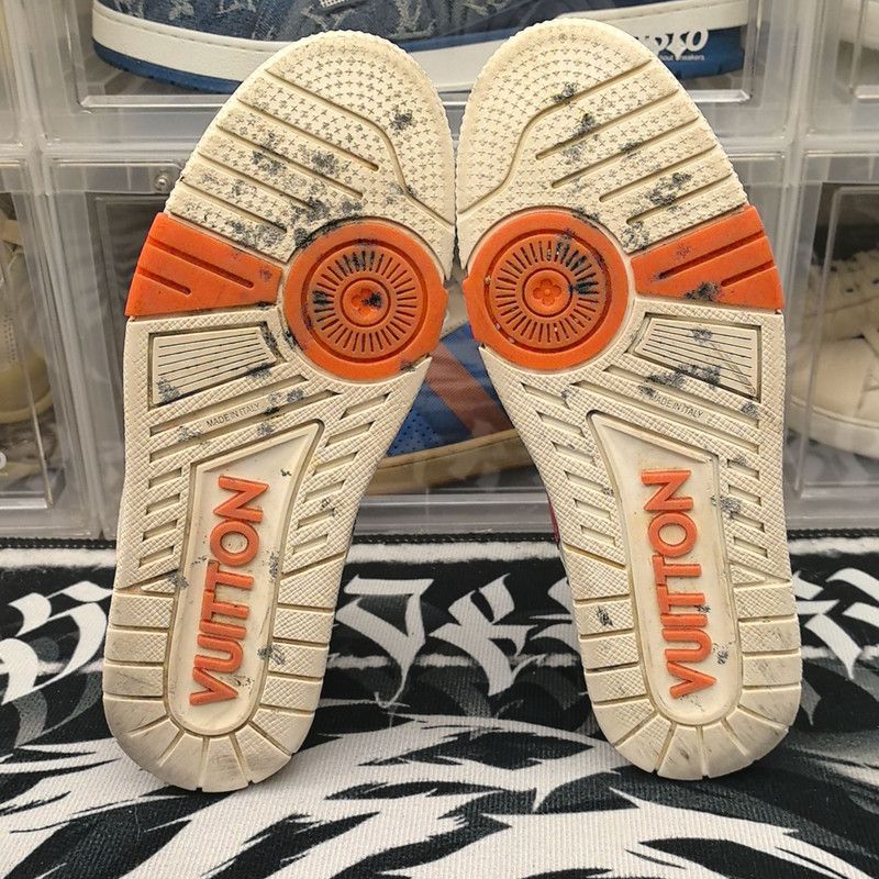Louis Vuitton Yayoi Kusama x Louis Vuitton Trainer Sneakers 0079 Size US 7 / EU 40 - 4 Thumbnail