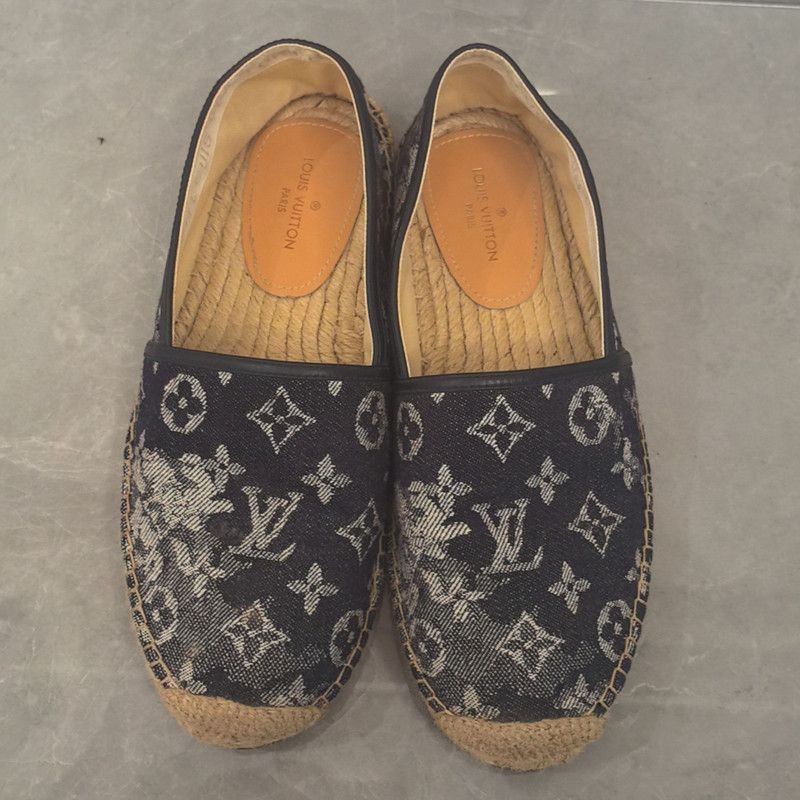 Louis Vuitton Louis Vuitton Blue Casual Espadrilles for Men 0079 Size US 7 / EU 40 - 2 Thumbnail