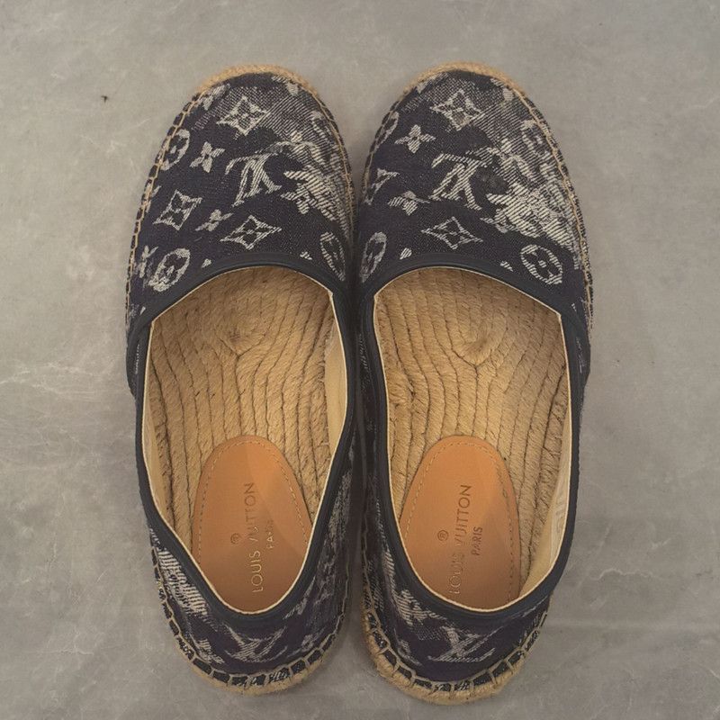 Louis Vuitton Louis Vuitton Blue Casual Espadrilles for Men 0079 Size US 7 / EU 40 - 3 Thumbnail