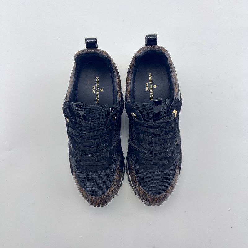 Louis Vuitton Louis Vuitton Dark Monogram Sneakers 0079 Size US 5 / EU 37 - 2 Thumbnail