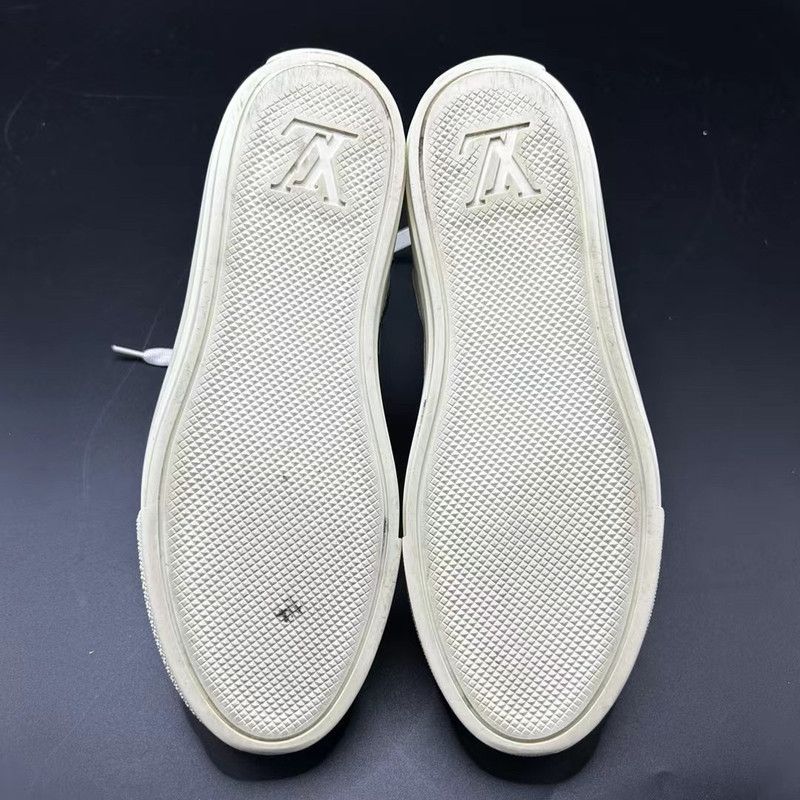Louis Vuitton Louis Vuitton Stellar Blue High-Top Sneakers 0079 Size US 6.5 / EU 39-40 - 4 Thumbnail