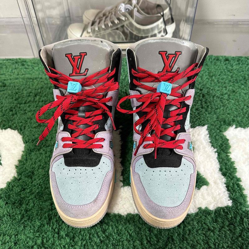 Louis Vuitton Louis Vuitton Retro Classic Logo High-Top Sneakers 0079 Size US 6.5 / EU 39-40 - 2 Thumbnail