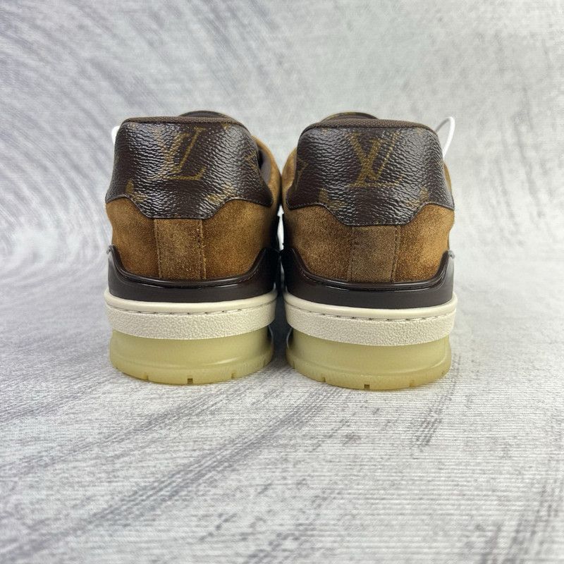 Louis Vuitton Louis Vuitton Brown Trainer Sneakers for Men 0079 Size US 8 / EU 41 - 3 Thumbnail