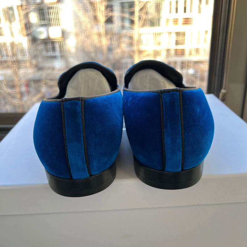 Louis Vuitton Louis Vuitton Auteuil Velvet Loafers for Men 0079 Size US 8 / EU 41 - 5 Thumbnail