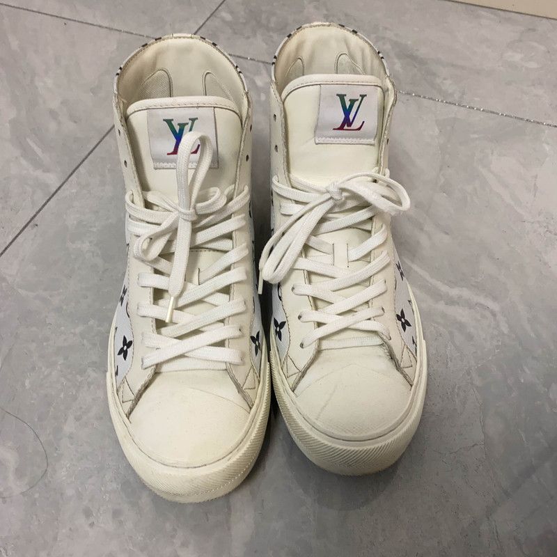 Louis Vuitton Louis Vuitton Tattoo High-Top Fashion Sneakers 0079 Size US 7.5 / EU 40-41 - 2 Thumbnail
