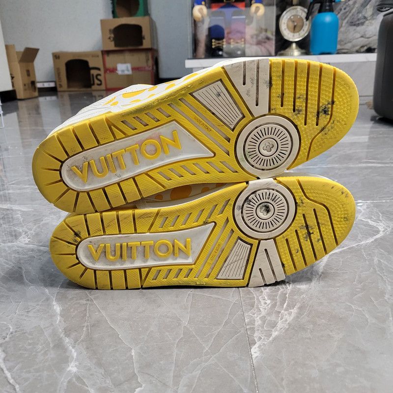 Louis Vuitton Yayoi Kusama x Louis Vuitton Low Top Sneakers 0079 Size US 8.5 / EU 41-42 - 4 Thumbnail