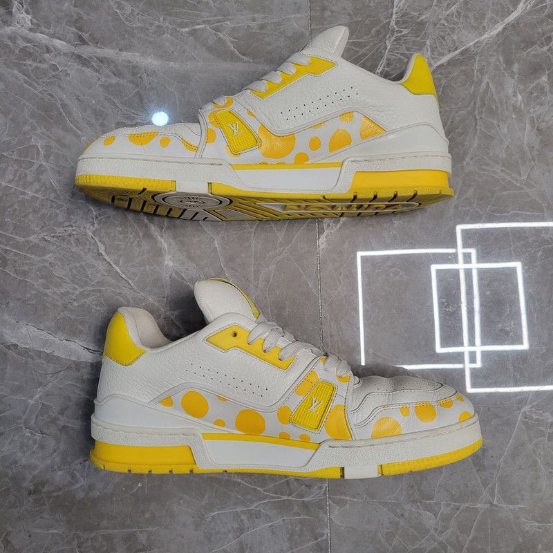 Louis Vuitton Yayoi Kusama x Louis Vuitton Low Top Sneakers 0079 Size US 8.5 / EU 41-42 - 8 Thumbnail