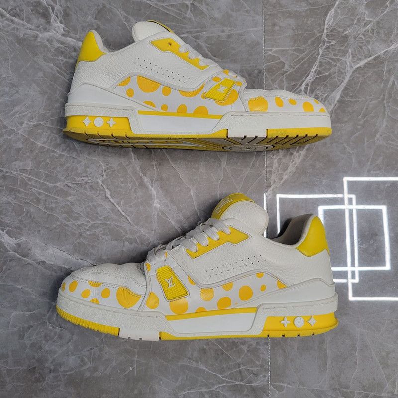 Louis Vuitton Yayoi Kusama x Louis Vuitton Low Top Sneakers 0079 Size US 8.5 / EU 41-42 - 7 Thumbnail
