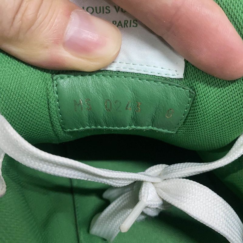 Louis Vuitton Louis Vuitton Green and White Casual Trainers 0079 Size US 8.5 / EU 41-42 - 5 Thumbnail