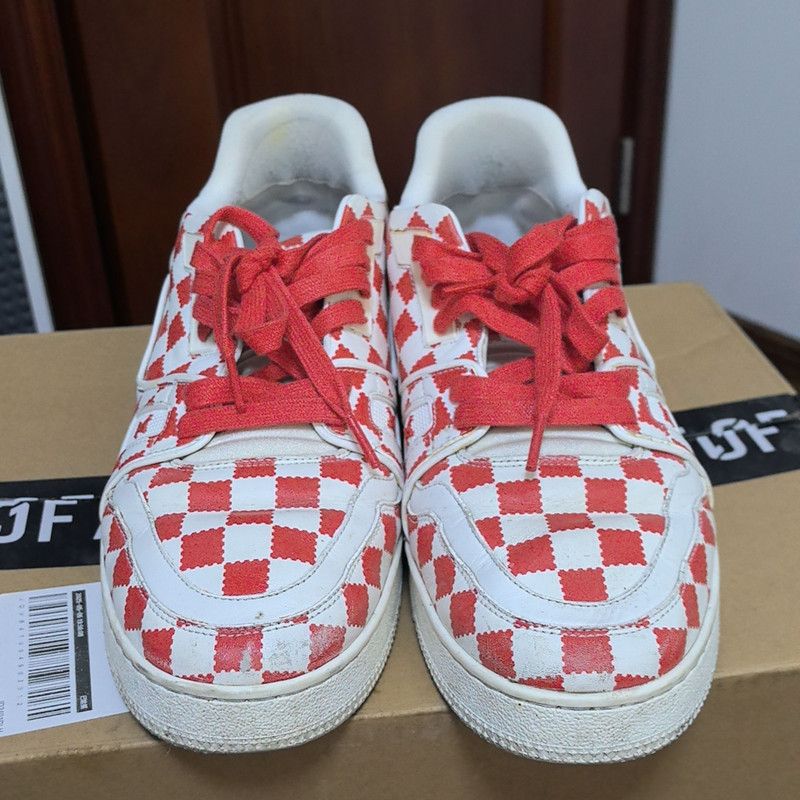 Louis Vuitton Nigo x Louis Vuitton Stylish Low-Top Sneakers 0079 Size US 10.5 / EU 43-44 - 2 Thumbnail