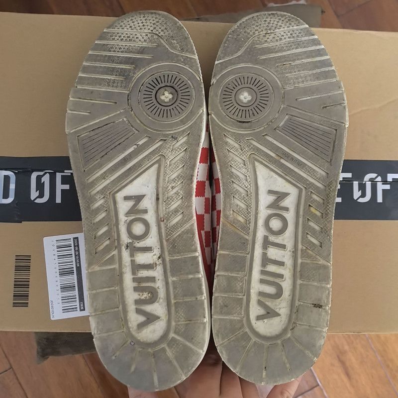 Louis Vuitton Nigo x Louis Vuitton Stylish Low-Top Sneakers 0079 Size US 10.5 / EU 43-44 - 4 Thumbnail