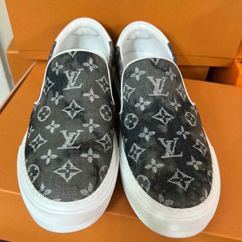 Louis Vuitton Louis Vuitton Trocadero Low Top Sneakers 0079 Size US 10.5 / EU 43-44 - 4 Thumbnail