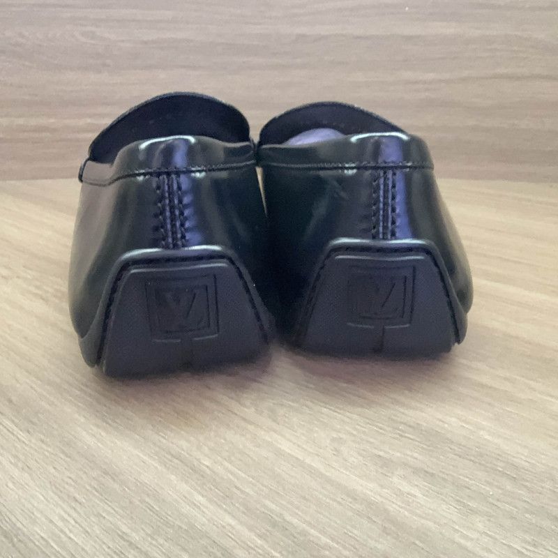 Louis Vuitton Louis Vuitton Black Slip-On Casual Shoes 0079 Size US 10.5 / EU 43-44 - 3 Thumbnail