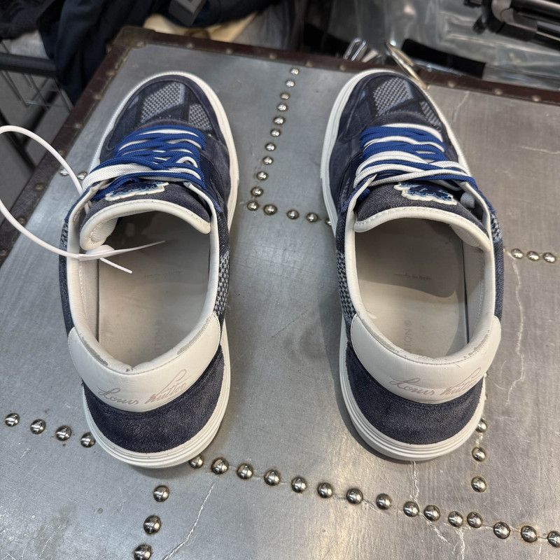 Louis Vuitton Louis Vuitton Ollie Blue Low-Top Lace-Up Sneakers 0079 Size US 9.5 / EU 42-43 - 9 Thumbnail