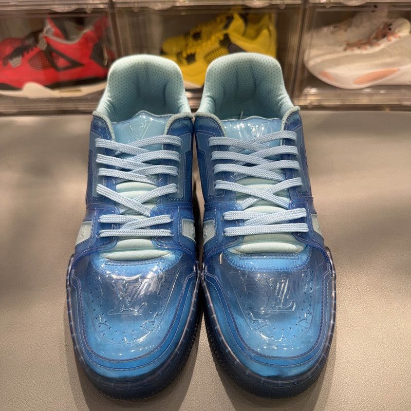 Louis Vuitton Louis Vuitton Trainer Sport Shoes in Blue 0079 Size US 8 / EU 41 - 2 Thumbnail