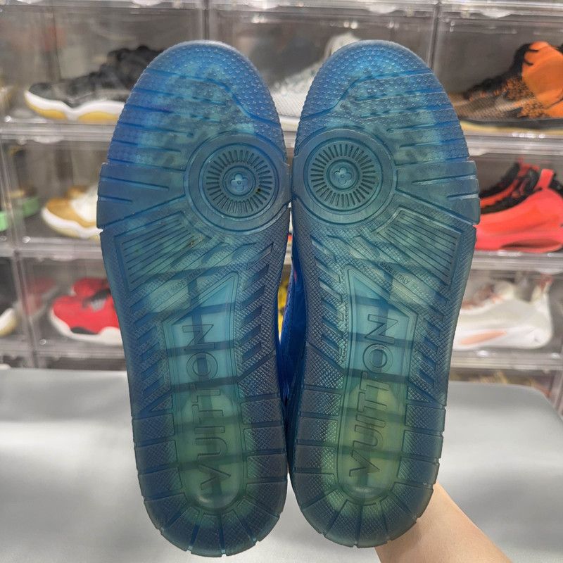 Louis Vuitton Louis Vuitton Trainer Sport Shoes in Blue 0079 Size US 8 / EU 41 - 4 Thumbnail