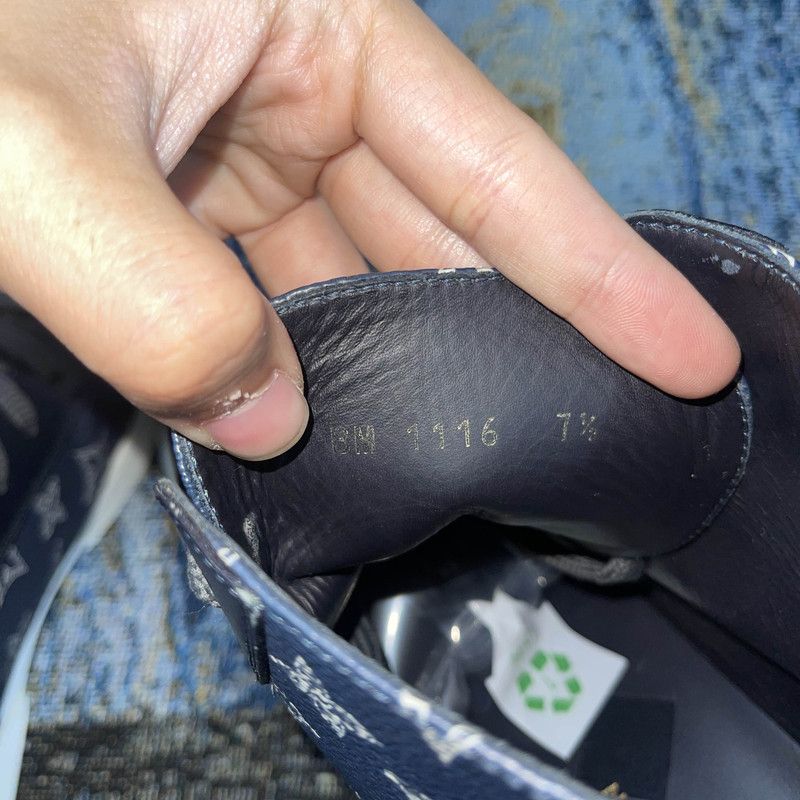 Louis Vuitton Blue High-Top Sneakers 0079
